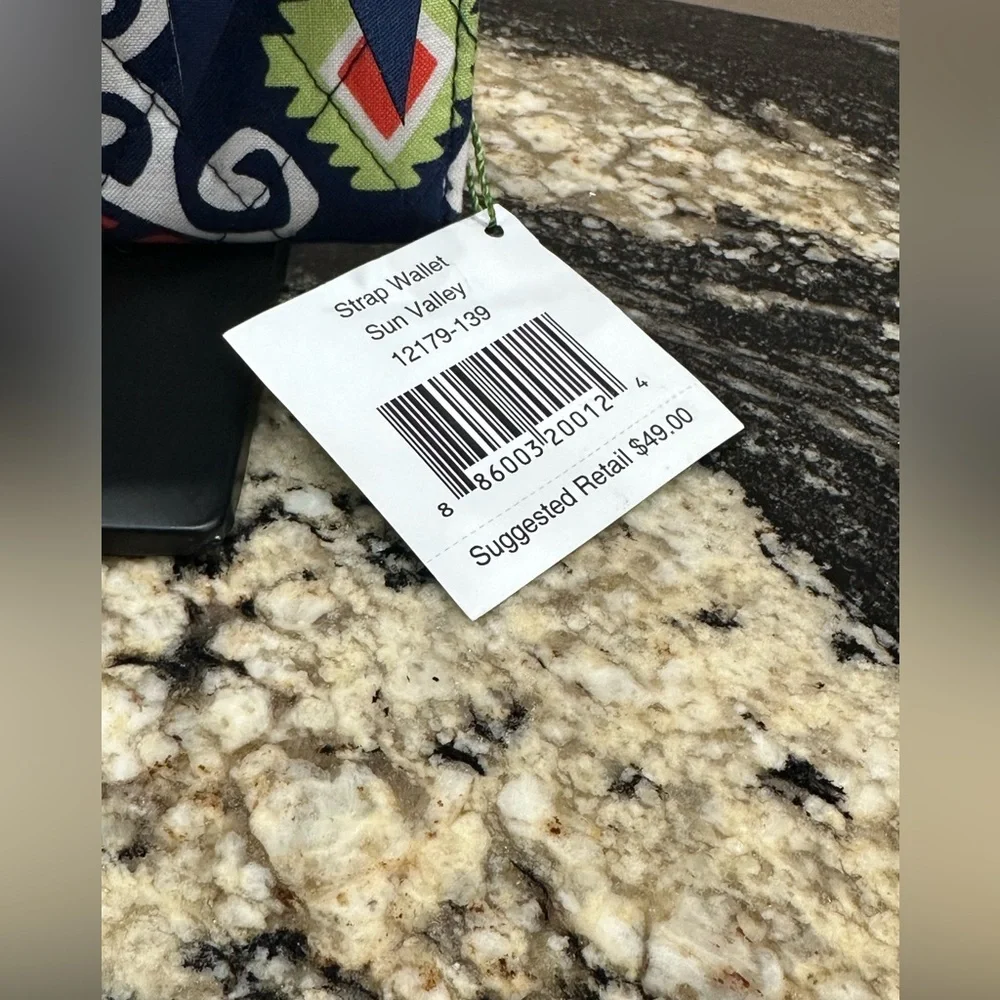 Vera Bradley Red and Blue Crossbody Bag - Picture 5 of 8